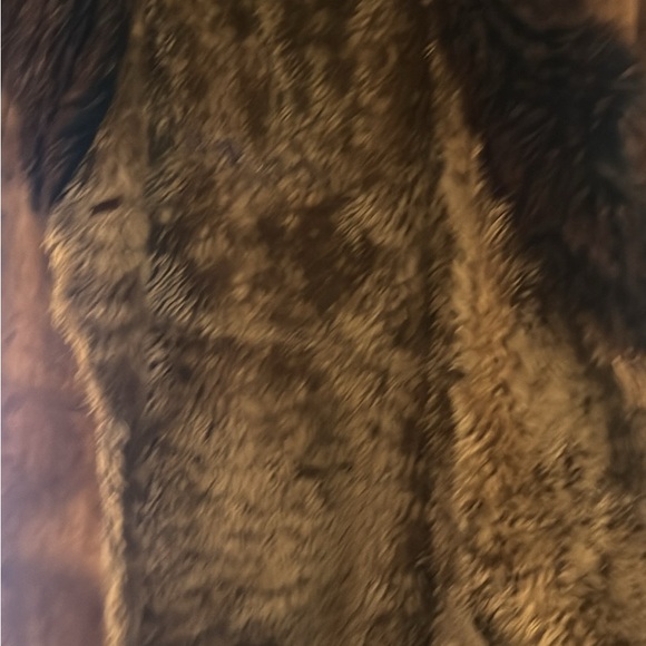 Vintage Faux Fur Babyphat Trench Coat - Picture 5 of 8